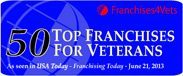 50 Top Franchises for Veterans - http://www.franchises4vets.com